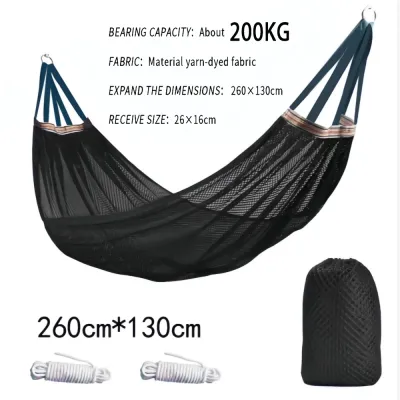 Duyan Ice silk Hammock 200KG Camping Hiking Outdoor Foldable Hammock Travel Hammock with Storage Bag