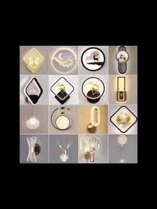 SXH Internet Celebrity Wall Lamp LED Modern Minimalist Creative Bedside Bedroom Living Room Balcony Staircase Corridor Wall Nordic Lighting Fixtures