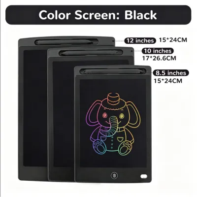 【SG】LCD Kids Writing Tablet One-Click Erase LCD 8.5 / 12 inch Drawing Doodle Board Portable Household Graffiti Pad