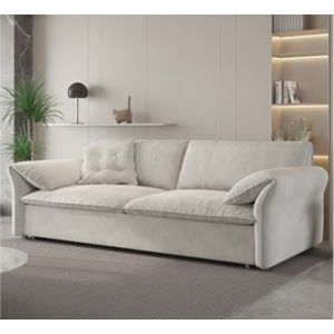 Folding sofa bed multifunctional small unit with cream style