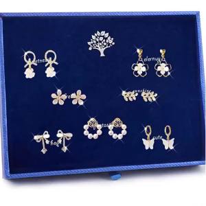 SHIYITH Elegant Clip-On Earrings Set for No-Piercing Wearers gift set for womenbirthday giftfestival giftgifts for girlfriend