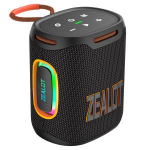 ZEALOT S122 ลำโพงบลูทูธพกพา กันน้ำระดับ 6 เสียงเบสแน่น 25W แบตเตอรี่ 6000mAh เล่นต่อเนื่อง 4 ชม. Bluetooth 5.4 ชาร์จ Type-C