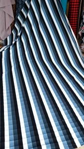 Kain linen motif kualitas premium - Harga setengah meter