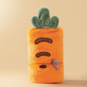 DY Loving Chăn Lông Cừu San Hô Vải Flanen Hai Mặt Cho Thú Cưng Chăn Thú Cưng Husky Cà Rốt Khủng Long Hoạt Hình Chăn Chó Lớn Cho Thú Cưng Trong Vòng 30Kg