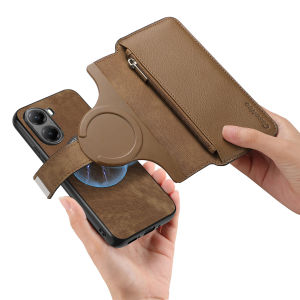 Luxury 2 in 1 Detachable Magnetic Zipper Cards Solt Wallet Leather Case For Xiaomi POCO F7 X7 Pro X5 X6 5G F6 F5 X6Pro Bag Cover