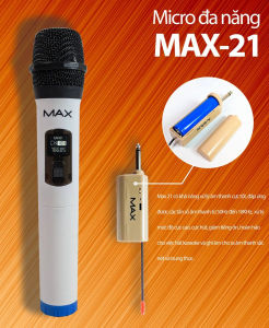 [ Tổng hợp ] Micro Không Dây Đa Năng MTMAX - MAX 39 UHF 2 MIC  Siêu Hút Âm Siêu Chống Hú  Hát Karaoke Gia Đình  Tặng Kèm Pin Âm Thanh Chắc Khỏe Dễ Sử Dụng