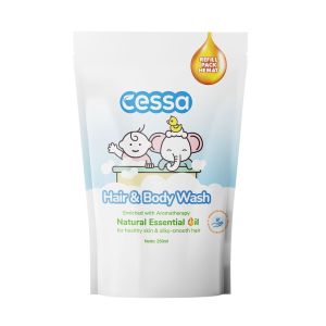 Cessa Hair Body Wash Sabun Mandi Sampo Bayi 2in1 dengan Essential Oil