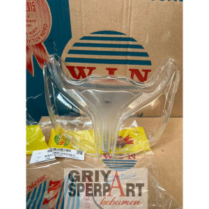 mika reflektor lampu depan jupiter z1 merek win bening jernih