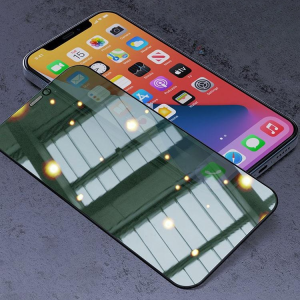 Blue Ray Green Light Privacy 360 Tempered Glass For iPhone 17 16 16e 15 14 13 12 11 PRO MAX PLUS MINI AIR X XR XS MAX Screen Protector Anti Peeping Spy Eye Protect