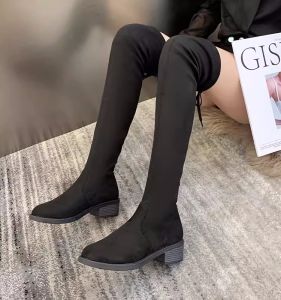 2024 New Korean thigh-heel boots for women