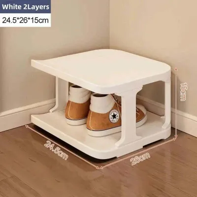 AKZ Multi - Tier Shoe Rack Simple Storage Rack for Dormitory Bedroom Shoe Storage Organizer Shelf