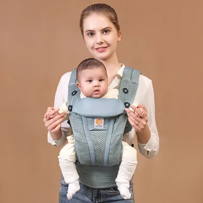 Ergo baby Omni Breeze Breathable Mesh Baby Carrier for Newborn to Toddler with Lumbar Support