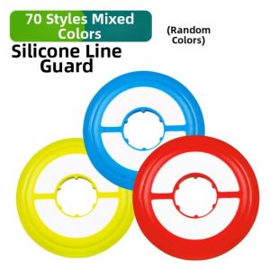 ANANAA 10pcs 10 cái Hộp đường dây chính Không làm tổn thương đường dây Chất liệu silicon Cuộn dây câu cá Bền bỉ Cuộn dây Phụ Kiện Câu Cá Dành cho câu cá