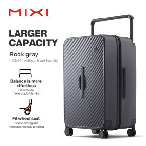 Mixi Large-Capacity Suitcase Trolley Case 26inch Checked Wide Handle Travel Suitcases KM9276-26