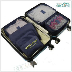 [OKLIFE.SG]Travel storage 6-piece set/Luggage and clothing waterproof organizer/storage bag 6-piece set