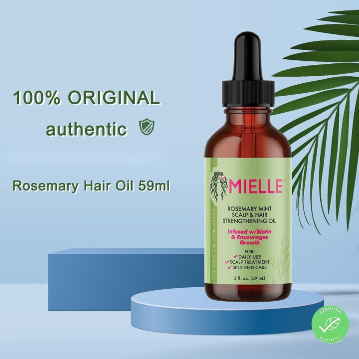 Mielle Organics Rosemary Mint Scalp & Hair Strengthening Oil 59ml Lazada Singapore