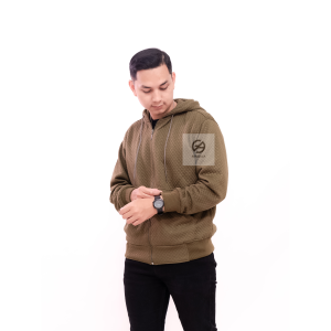 Sweater Hoodie Zipper Comfy Pria Wanita L XL