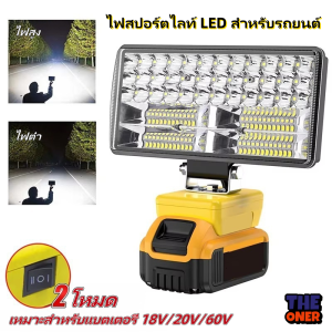 ไฟสปอตไลท์ LED ขนาด 8 นิ้ว 300W สปอตไลท์ไฟหน้ารถ ไฟท้าย ไฟสปอตไลท์กันน้ำ ไฟตัดหมอก ไฟบาร์ออฟโรด 12V 24V