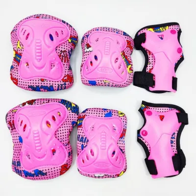 Hand Guards Kids Knee Pad Balance Car Anti-fall Roller Skates Protective Gear Riding Sport 6-in-1 Elbow Pads Skatings Scooter