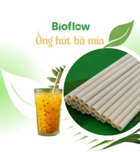 Ống hút bã mía Bioflow  size 6812 túi 500gr