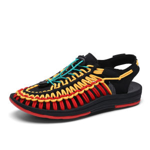 Mens Sandals Outdoor Sports Wading Shoes Hollow Woven Sandals for Couple Breathable Shoes Keen Shoes