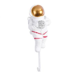 PENTU 1Pcs Self-Adhesive No Punching Strong Viscose No Trace Home Decor Astronaut Hook Key Holder Wall Hook Bathroom Accessories
