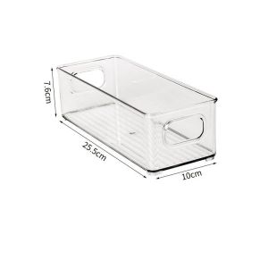 Refrigerator freezer Organizer Food Storage Box With handle box Makeup Box Bins Stackable Fridge