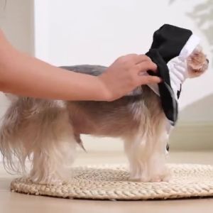 Funny Pet Nun Dress Size S M L Universal Black White Costume Dogs Cats Adjustable Breathable Wedding