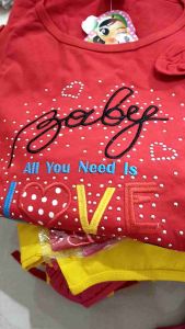 Atasan Anak Anak Baju Termurah Motif Banyak Bordir + Mutiara Acak Motif