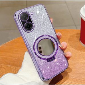 Casing Xiaomi Redmi A5 4G Luxury Gliter Premium TPU Ring Holder Mirror