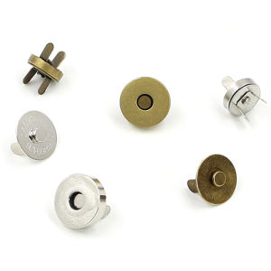 Metal snaps 18 mm Wallet button Thickening magnetic Automatic adsorption buckle for Bags Buttons Environmental clasps