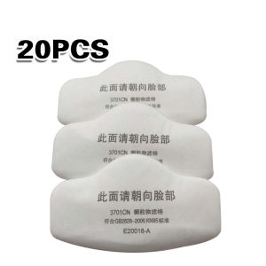 20Pcs Cotton Filter Masker Respirator Untuk Masker Respirator 3200/3700 3M 3701CN