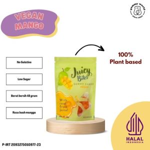 Bites Vegan Gummy 48gr - Permen Anak dan Dewasa