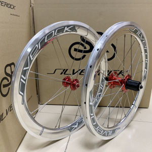 SILVEROCK SR40 Alloy Wheels 16 1 3/8 349 U V Rim Brake 74mm 130m 40mm High Profile for FNHON Zephyr Folding Bike Urban Bicycle Wheels