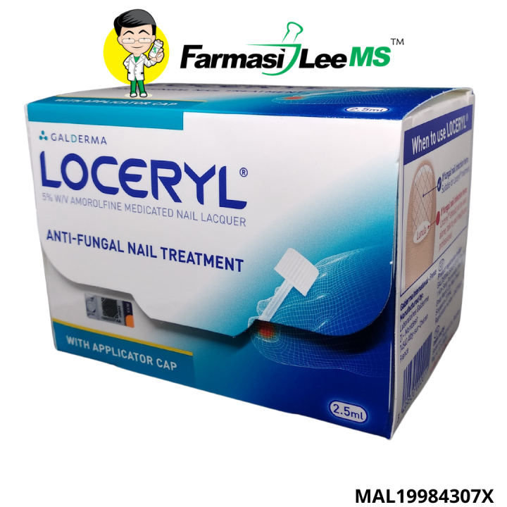 Amorolfine Hcl AMROLFINE Loceryl Nail Lacquer, 2.5ML, Non prescription at  Rs 200/piece in Surat