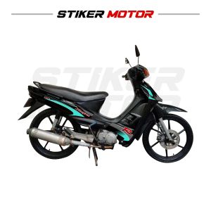 SH18 Striping Stiker Sticker Lis Suzuki Shogun Kebo 110 R Tahun 1997 1998 1999 Lis Motif Ori Variasi Lz