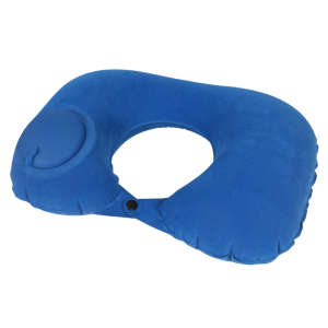 Press Type Inflatable U-Shaped Pillow Folding Neck Pillow Outdoor Portable Travel Pillow Headrest Cushion Camping 充气枕