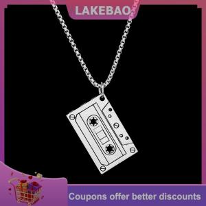 【LAKEBAO】 1 2pcs Vintage audiotape Keychain Hipster cá tính mát mẻ phong cách vài hip hop Punk Keychain Mặt dây chuyền trang sức