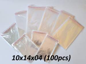Plastik Seal OPP 10x14 (100 lembar) / Plastik Seal 10 x 14 Bening Lem Rekat Roti Undangan