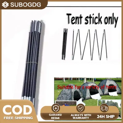 1Pair Tent Stick Outdoor Camping Stick Tent Accessory Replacement Tent Pole Camping Tent Bars Rubber/Stick/Tent Pegs/Tent Nails/Tent Bag /Set Stick Tent【Local shipment】