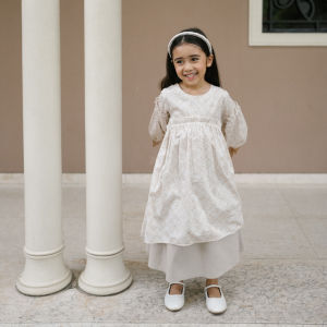 LEWIS EMMA - Zara Dress (2-14 Tahun) Dress Anak Perempuan / Baju Terusan Lengan Panjang