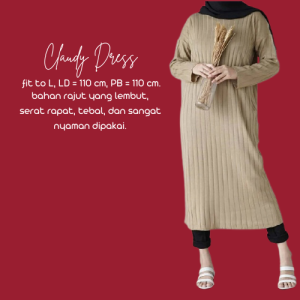 BEST SELLER Claudy Rajut / Tunik / Baju tunic Wanita Terbaru dan 2021 Jumbo Import Remaja Kekinian Korean Style/ Tunik Rajut Baju Muslim / Baju Tunik Oversize / Tunik Murah