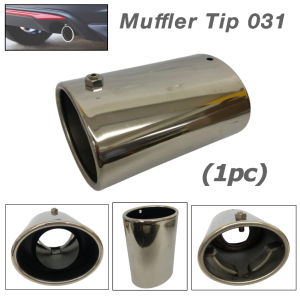 CPA CAR MUFFLER TIP STAINLESS CAR WEATHERPROOF SINGLE EXHAUST PIPE 031 (#0249)