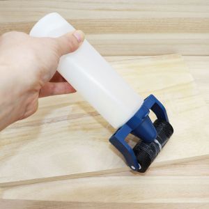 Wood Glue Portable Plastic Bottle with Uniform Adhesive Roller 木工滚筒胶水瓶
