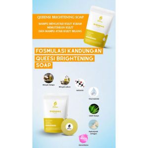 promo!! Sabun Queensi soap Brigtening acne sulfur BPOM