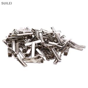 【Flash Sale】COD 100pcs Black Hairclips Single Prong Alligator Hairpin Blank Setting Hair Clips