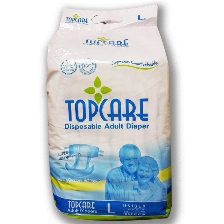 Topcare Adult Diaper Large 10's