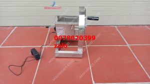 Máy thái lát mỏng cảm chanh đu đủ cà rốt chạy điện