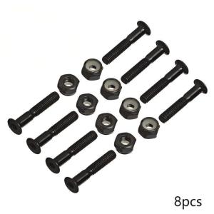 8pcs M5x25mm Skateboard Bridge Nails Carbon Steel Long Board Skateboard Trucks Screws Bolt Kit