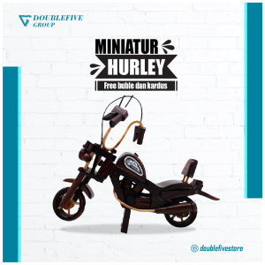Kerajinan jogja Miniatur motor HARLEY kayu - miniatur khas Jogja